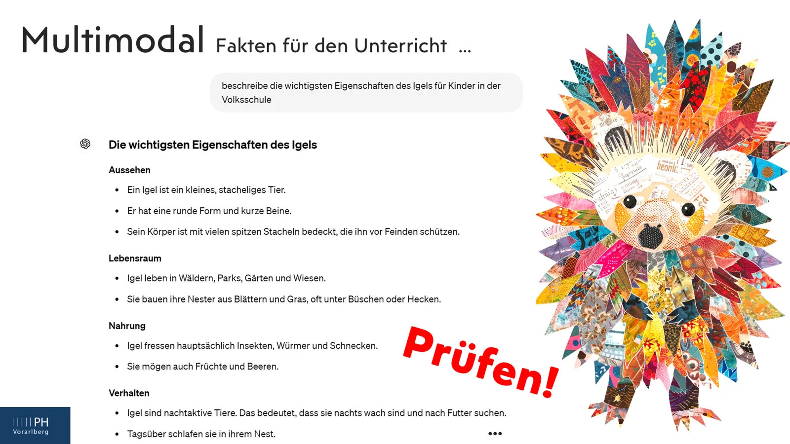 Fakten über den Igel für die Volksschule – Prüfen!