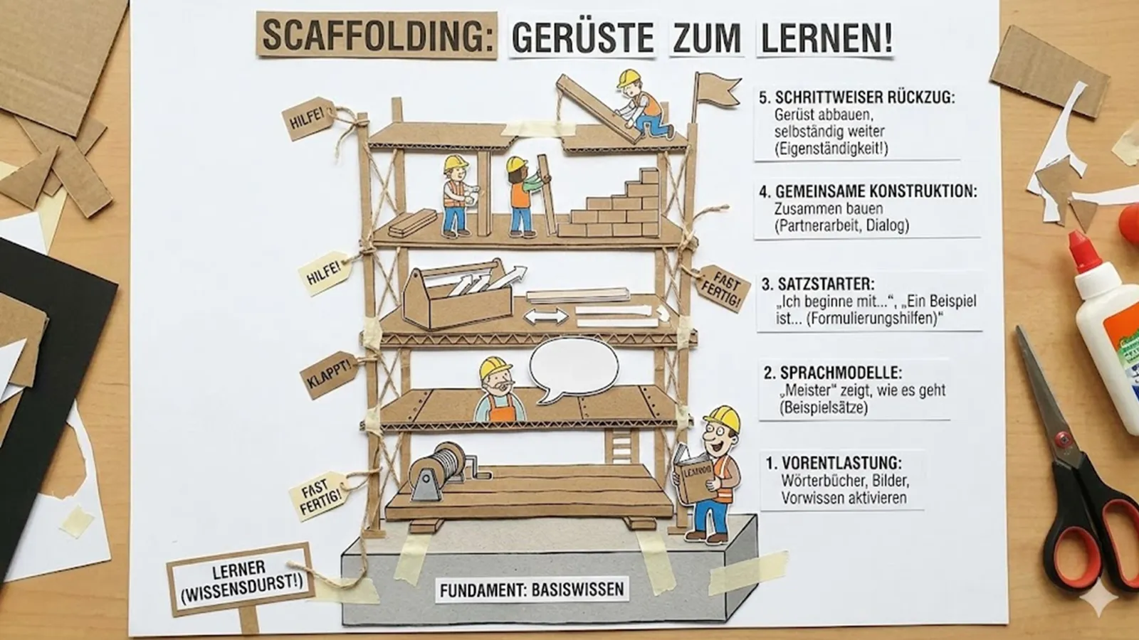 Scaffolding: Gerüste zum Lernen