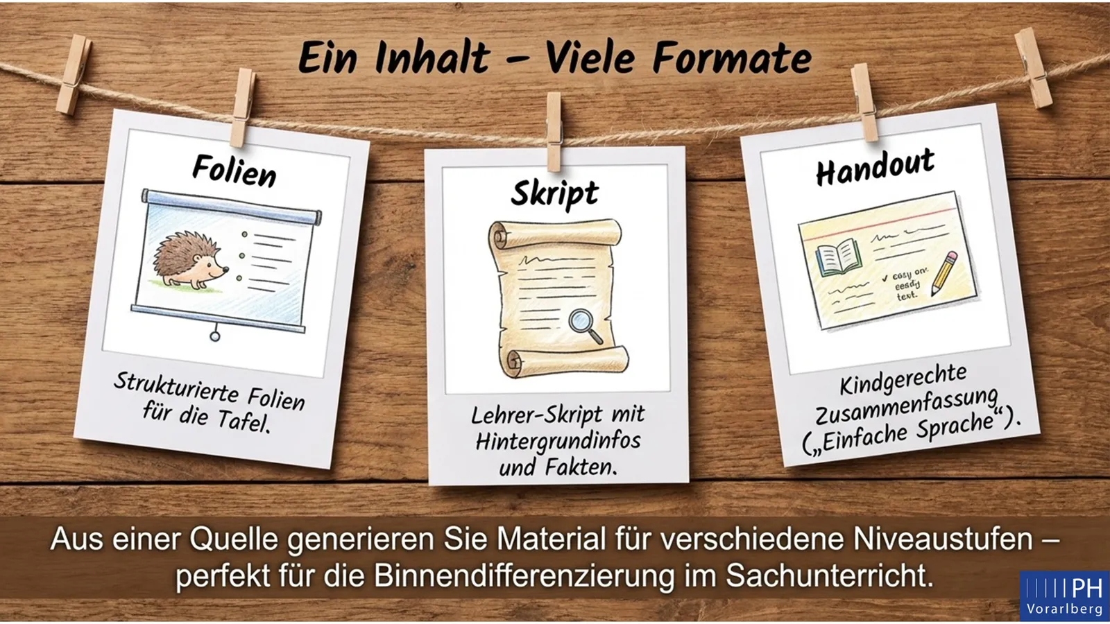 Ein Inhalt – viele Formate
